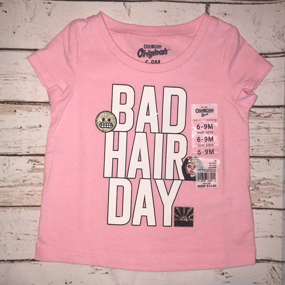 OshKosh Short Sleeve Shirt Baby Girl 6-9months